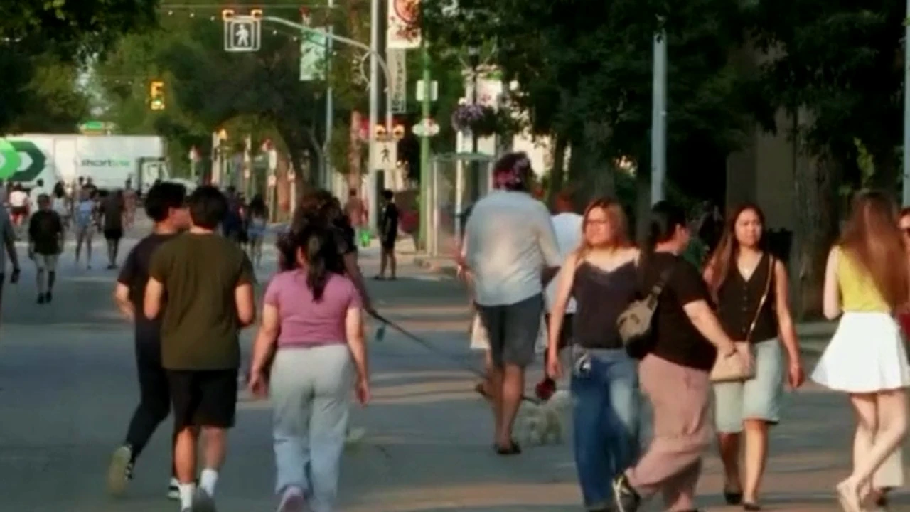 People enjoying a car-free Open Corydon afternoon